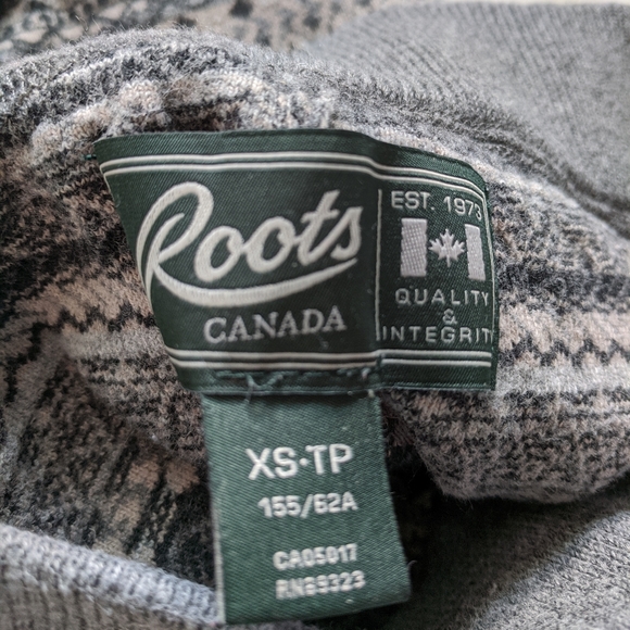 Pls see copy listing / Roots fair isle striped knit leggings - Picture 6 of 7